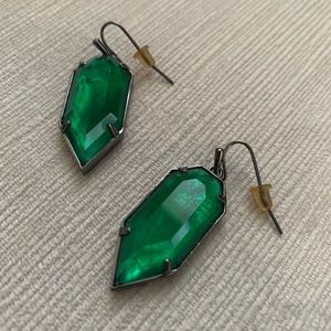 Kendal Scott Emerald Earrings